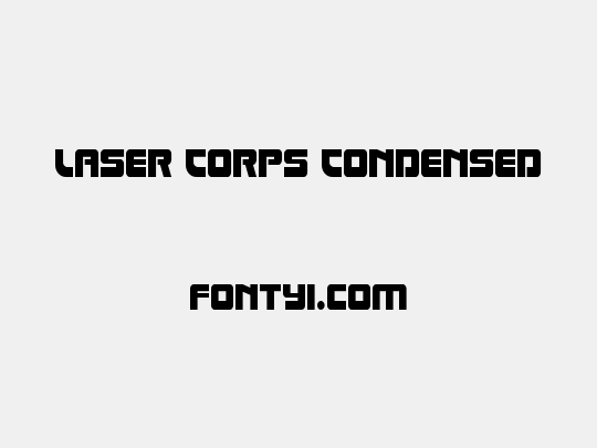 Laser Corps Condensed