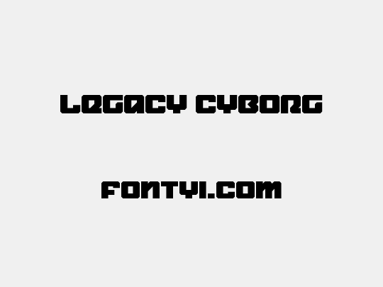 Legacy Cyborg