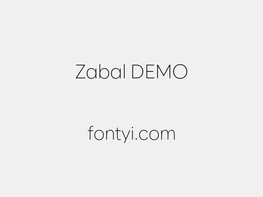 Zabal DEMO
