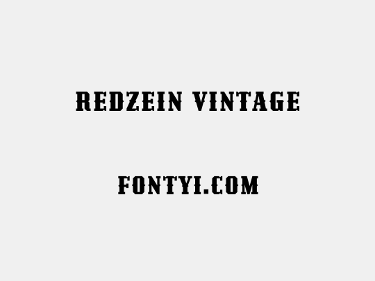 Redzein Vintage