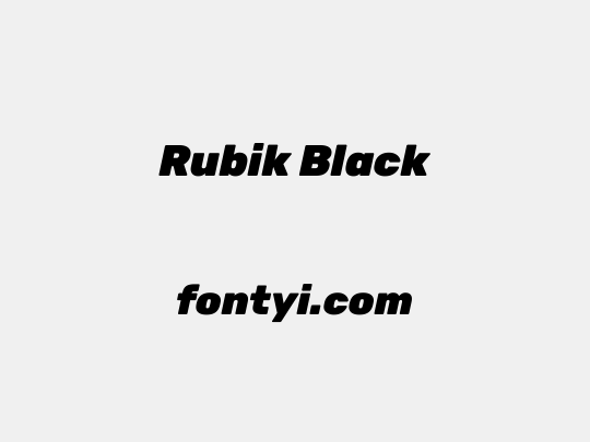 Rubik Black