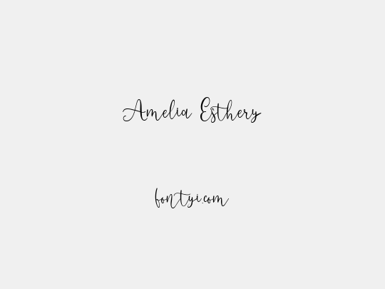 Amelia Esthery