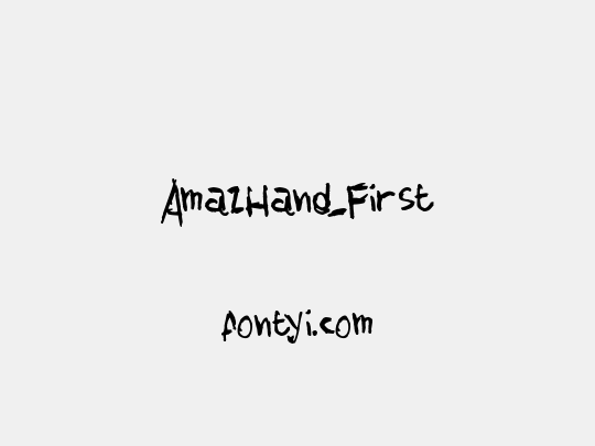 AmazHand_First