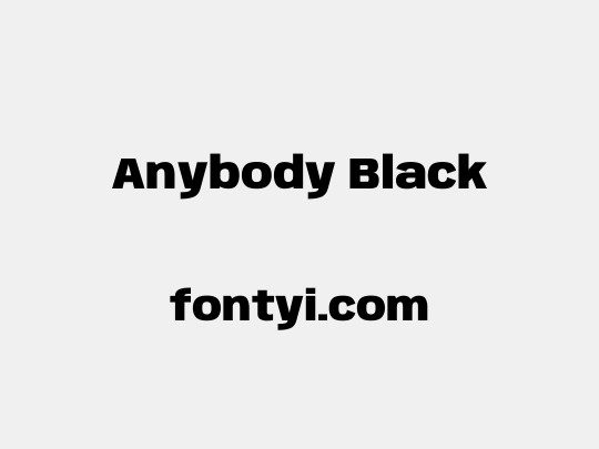 Anybody Black