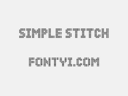 Simple Stitch