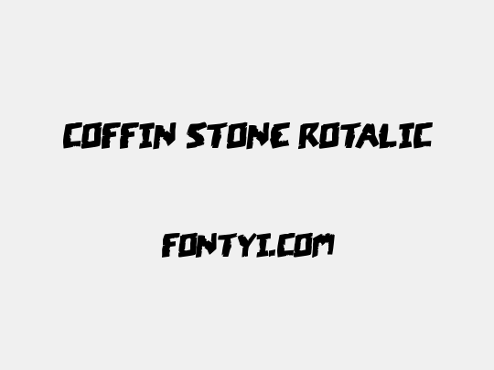 Coffin Stone Rotalic