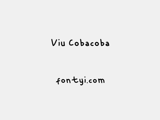 Viu Cobacoba