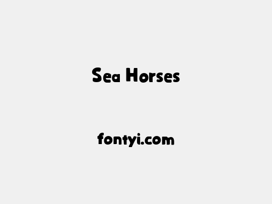 Sea Horses