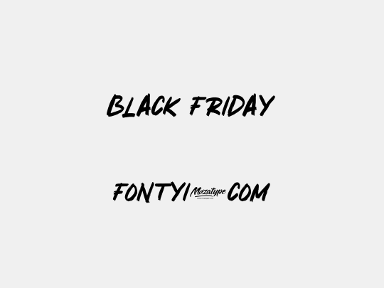 BLACK FRIDAY