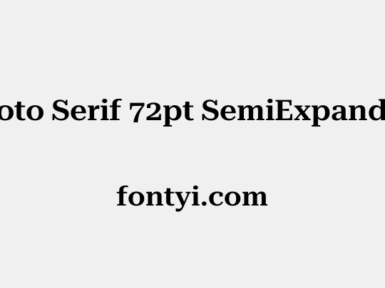 Roboto Serif 72pt SemiExpanded SemiBold