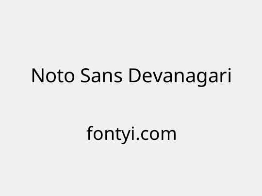 Noto Sans Devanagari