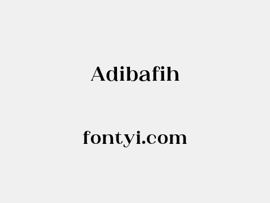 Adibafih