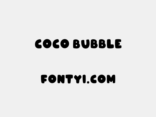Coco Bubble