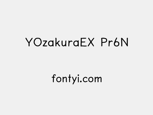 YOzakuraEX Pr6N