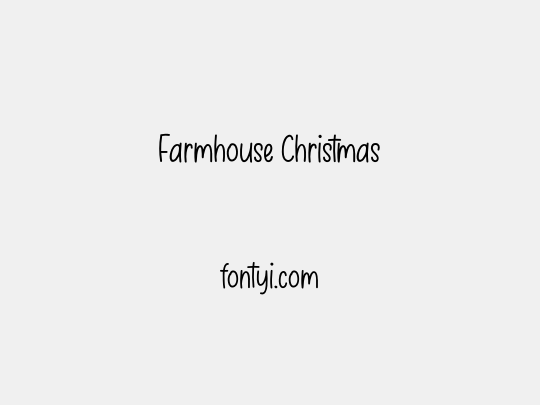 Farmhouse Christmas