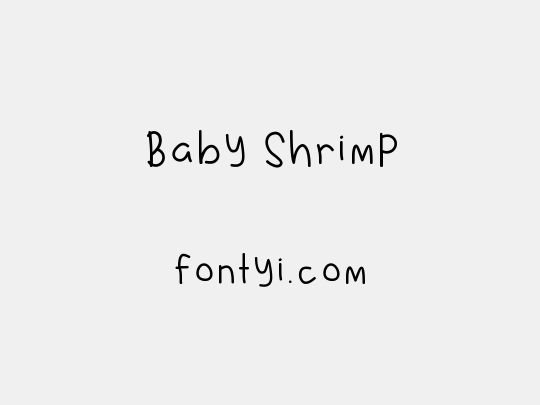 Baby Shrimp