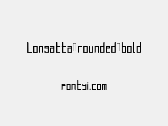 Longatta_rounded_bold