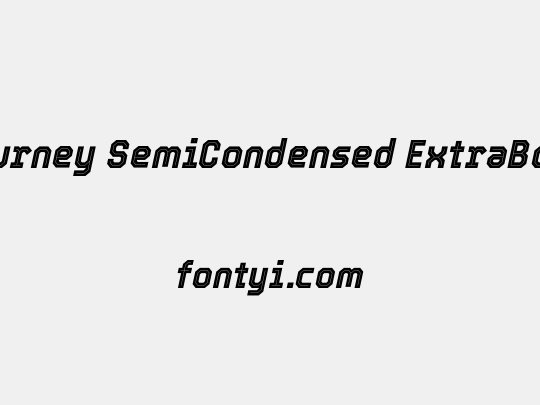 Tourney SemiCondensed ExtraBold