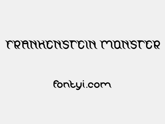 FRANKENSTEIN MONSTER