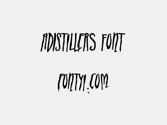 ADIstiLleRS Font