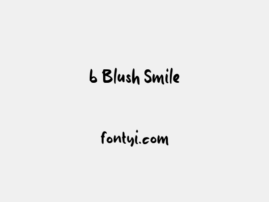 b Blush Smile