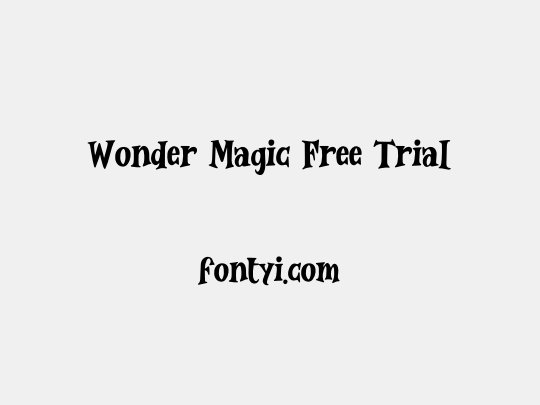 Wonder Magic Free Trial
