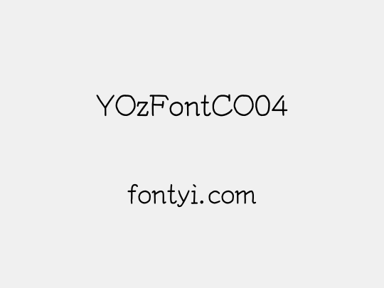 YOzFontCO04