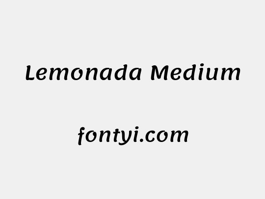 Lemonada Medium
