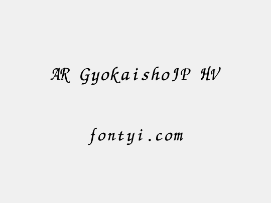 AR GyokaishoJP HV
