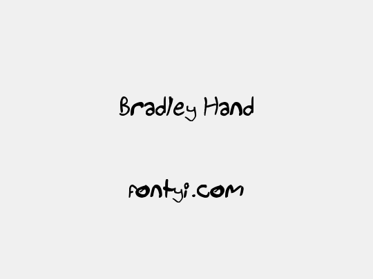 Bradley Hand