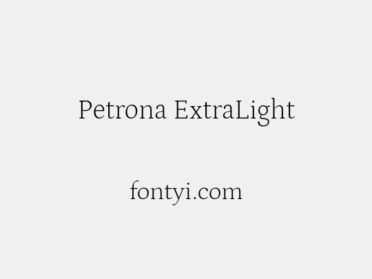 Petrona ExtraLight