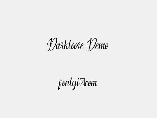 Darkloose Demo