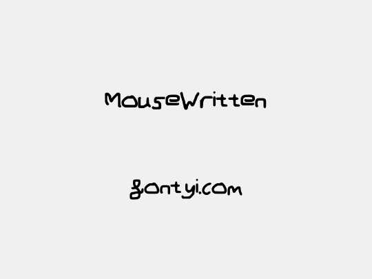 MouseWritten
