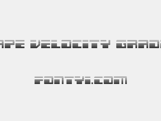 Escape Velocity Gradient