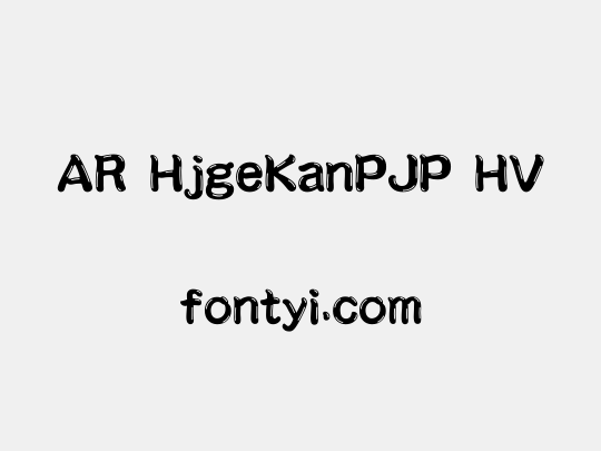 AR HjgeKanPJP HV