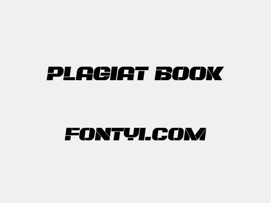 Plagiat Book