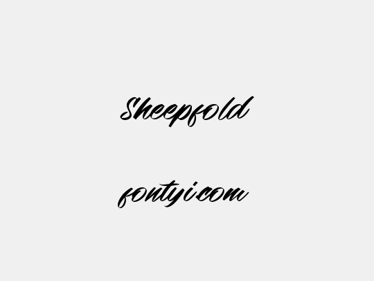 Sheepfold