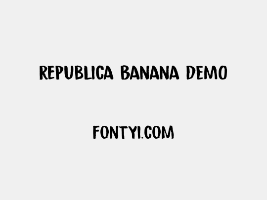 Republica Banana DEMO