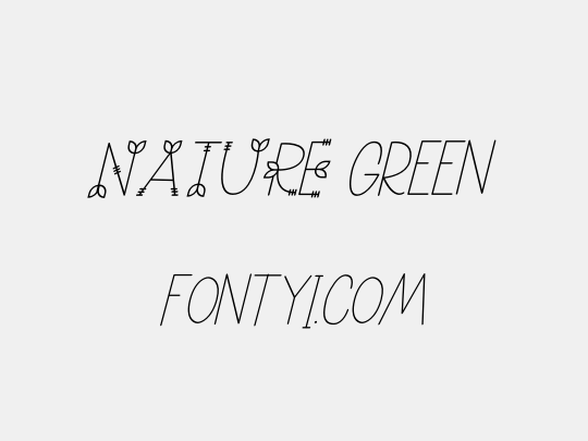 NATURE green
