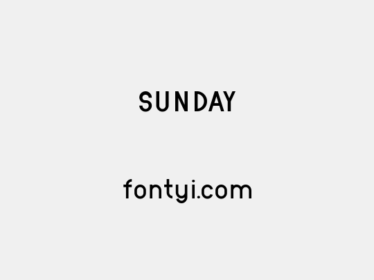 SUNDAY