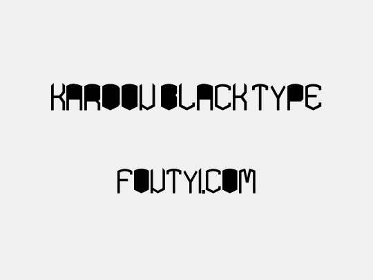 KARDON black TYPE
