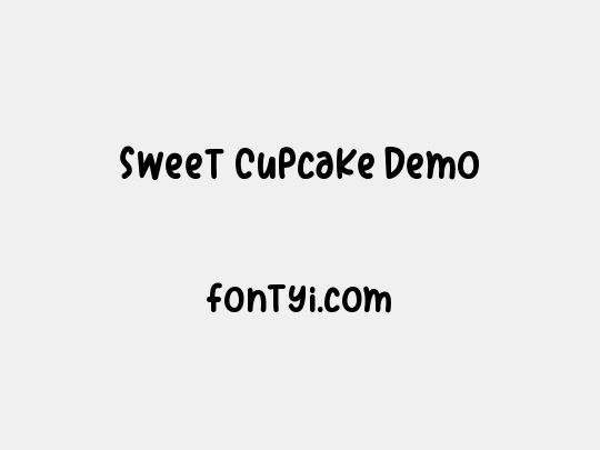 Sweet Cupcake Demo