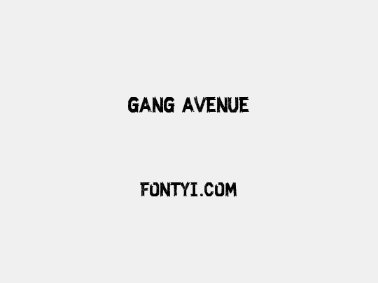 Gang Avenue