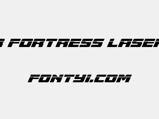 Cruiser Fortress Laser Italic