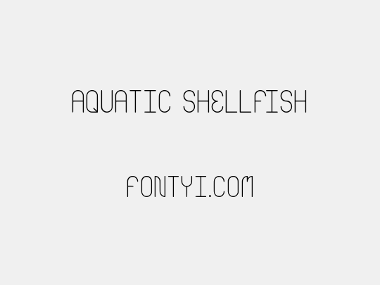 Aquatic Shellfish