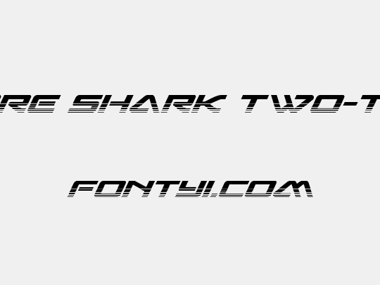 Sabre Shark Two-Tone