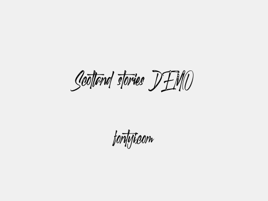 Scotland stories DEMO