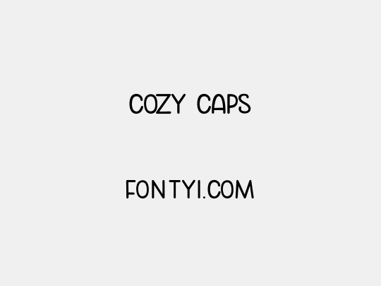 Cozy Caps
