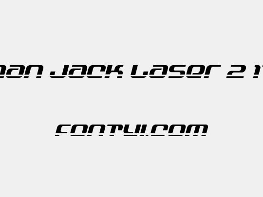 Yeoman Jack Laser 2 Italic