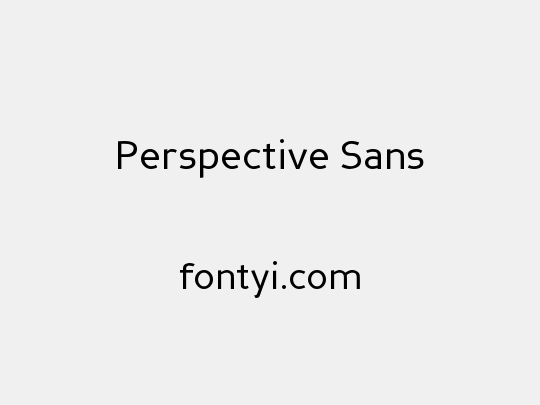 Perspective Sans
